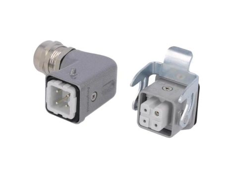 C146-10E0039264 Złącze HDC męski + żeński C146 4PIN 3+PE rozmiar A3 M20
