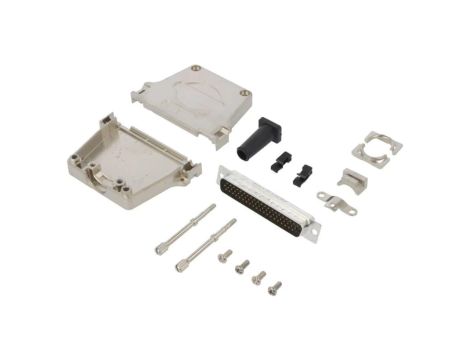 DTZF-LJSRG-62MHSL D-Sub HD męskie proste lutowanie na przewód UNC 4-40 PIN 62