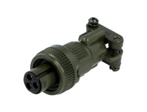 Złącze okrągłe rozmiar 10SL MS/DS stop aluminium DS3106F 10SL-3S