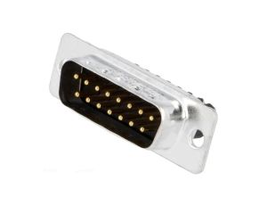L717DA15PST Wtyk męskie na przewód zacisk śrubowy D-Sub PIN 15 7,5A