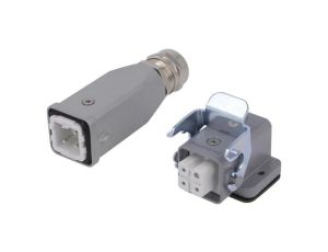 Złącze HDC męski + żeński C146 4-PIN 3+PE rozmiar A3 M20 C146 10E003 925 4