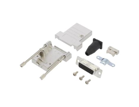 D-Sub HD żeńskie proste lutowanie na przewód UNC 4-40 -PIN 26 L17DTSL15-RG-LJS-T+L77HDA26S