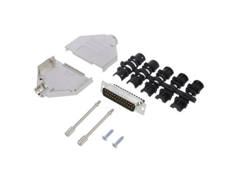 D-Sub męskie proste zacisk śrubowy na przewód -PIN 25 L17DTZK25+L717DB25PST