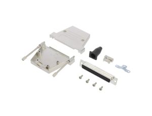 D-Sub żeńskie proste lutowanie na przewód gold flash -PIN 37 L17DTSL37-RG-LJS-T+L77SDC37S