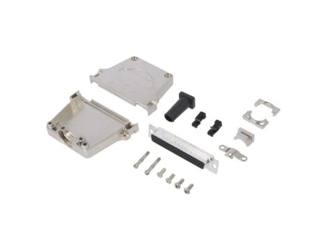 D-Sub HD żeńskie proste lutowanie na przewód UNC 4-40 -PIN 62 L17DTZF37-RG+L77HDC62S