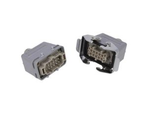 Złącze HDC męski + żeński C146 10-PIN 10+PE rozmiar E10 C146 10E010 921 1