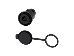 Gniazdo RJ45 Cat.6 do otworu 22mm tworzywo z zaślepką IP65 SIRIUS ACT 3SU1900-0GB10-0AA0