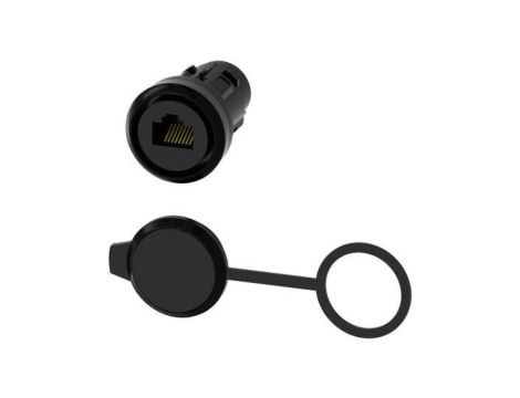Gniazdo RJ45 Cat.6 do otworu 22mm tworzywo z zaślepką IP65 SIRIUS ACT 3SU1900-0GB10-0AA0