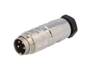 Złącze M16 wtyk męski lutowanie na przewód 4-PIN 5A 300V C09131H0041012U