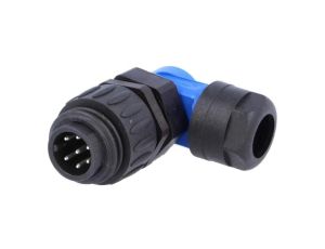 Złącze okrągłe wtyk na przewód 7-PIN męski lutowanie 250V C01630K00610010