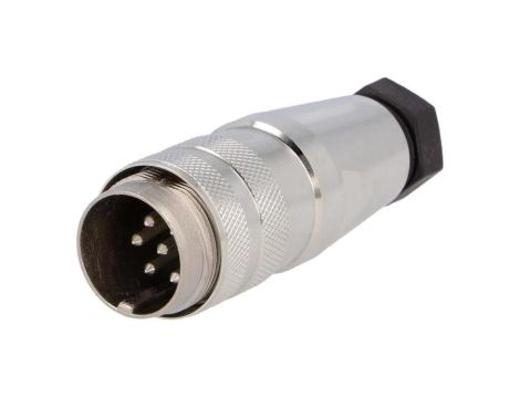 C091-31H0071002 Złącze M16 wtyk męski lutowanie na przewód 7PIN 5A 300V
