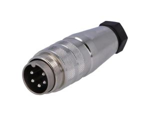 Złącze M16 wtyk męski lutowanie na przewód 5-PIN 5A 300V C09131H0051002U