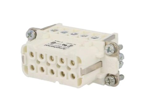 C146-10B0101024 Złącze HDC wkładka stykowa żeński C146 10PIN 10+PE 16A