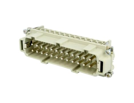 C146-10A0241021 Złącze HDC wkładka stykowa męski C146 24PIN 24+PE 18A 500V