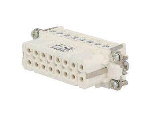 Złącze HDC wkładka stykowa żeński C146 16-PIN 16+PE 14A C14610B0161024