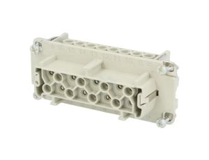 Złącze HDC wkładka stykowa żeński C146 16-PIN 16+PE 19A C14610B0161021