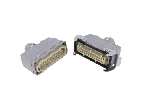 C146-10E0249211 Złącze HDC męski + żeński C146 24PIN 24+PE rozmiar E24