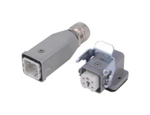 Złącze HDC męski + żeński C146 5-PIN 4+PE rozmiar A3 M20 C146 10E004 925 4