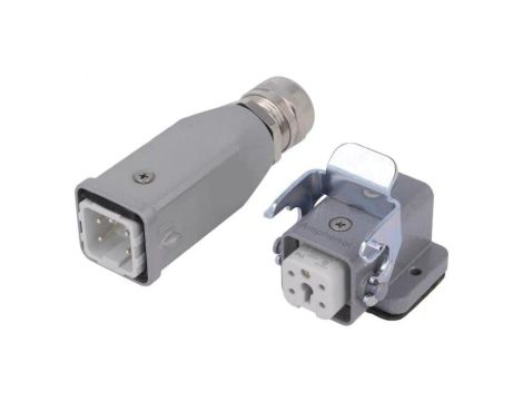 C146-10E0049254 Złącze HDC męski + żeński C146 5PIN 4+PE rozmiar A3 M20