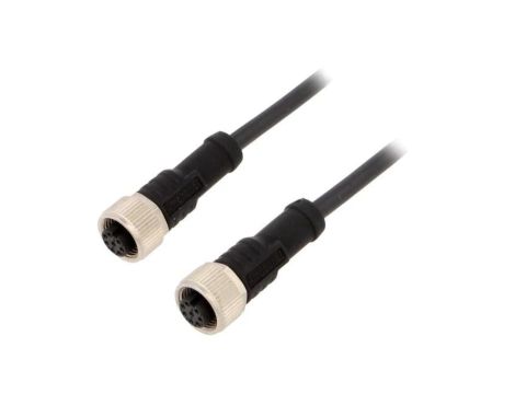 Kabel do czujników/automatyki 8-PIN M12-M12 0,5m wtyk wtyk M12A08FL-12AFL-SBA05