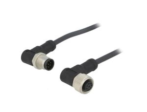 M12A08MR12AFRSB001 Kabel do czujników/automatyki 8PIN M12-M12 1m wtyk wtyk