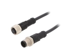 M12A08ML12AFLSB001 Kabel do czujników/automatyki 8PIN M12-M12 1m wtyk wtyk