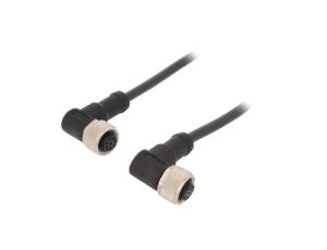 Kabel do czujników/automatyki 8-PIN M12-M12 1m wtyk wtyk M12A08FR-12AFR-SB001
