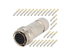 Złącze okrągłe wtyk na przewód 26-PIN żeński zaciskanie RT0W61626SNH-K