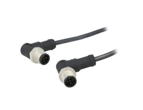 Kabel do czujników/automatyki 5-PIN M12-M12 1m wtyk wtyk M12A05MR-12AMR-SB001