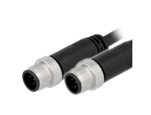 Kabel do czujników/automatyki 8-PIN M12-M12 1m wtyk wtyk M12A08ML-12AML-SD001