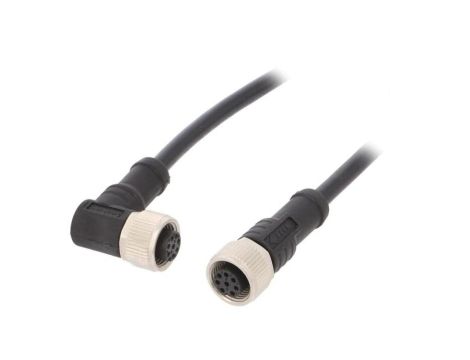 Kabel do czujników/automatyki 8-PIN M12-M12 1m wtyk wtyk M12A08FL-12AFR-SD001