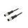 Kabel do czujników/automatyki 5-PIN M12-M12 kod B-Profibus M12B05ML-12BML-SD001