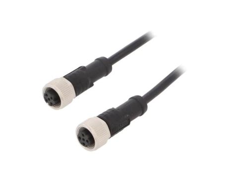 Kabel do czujników/automatyki 4-PIN M12-M12 kod D-Ethernet M12D04FL-12DFL-SD001