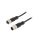 Kabel do czujników/automatyki 5-PIN M12-M12 1m wtyk wtyk M12A05ML-12AFL-SB001