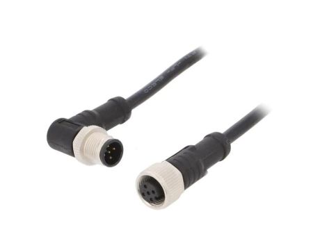 M12A05FL12AMRSD001 Kabel do czujników/automatyki 5PIN M12-M12 1m wtyk wtyk