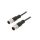 Kabel do czujników/automatyki 5-PIN M12-M12 1m wtyk wtyk M12A05ML-12AML-SB001