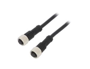 Kabel do czujników/automatyki 8-PIN M12-M12 2m wtyk wtyk M12A08FL-12AFL-SD002