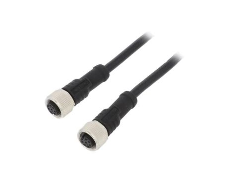 Kabel do czujników/automatyki 8-PIN M12-M12 2m wtyk wtyk M12A08FL-12AFL-SD002