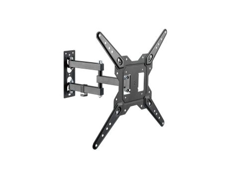 Uchwyt do TV lub monitora Maclean, uniwersalny, max VESA 400x400, 23-55, 30kg, czarny, MC-701N