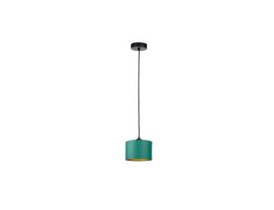 Lampa wisząca nowoczesna abażur 1xE27 FLOW GREEN