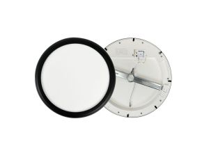 Plafon LED 2w1 Pherkad 18/25W 3000-6000K Czarny IP44 Natynkowy Podtynkowy