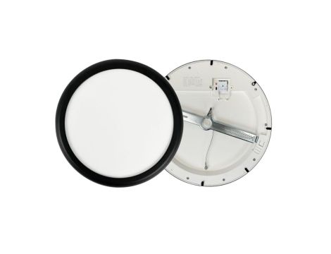 Plafon LED 2w1 Pherkad 18/25W 3000-6000K Czarny IP44 Natynkowy Podtynkowy