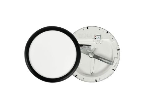 Plafon LED 2w1 Pherkad 25W 3000K-6000K z Czujnikiem Ruchu Czarny IP44