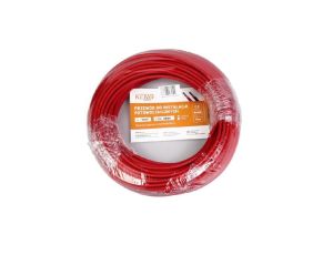 Przewód KENO 4mm2 czerwony opakowanie KABEL-4MM-RED-50M