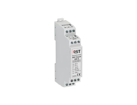 Ogranicznik przepięć do ochrony systemów sterowania i kontrolno - pomiarowych, RST Guard 24V S 104 024