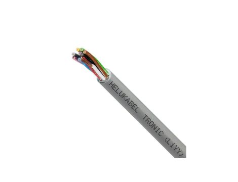 Przewód sterowniczy TRONIC LIYY 300/500V 10x0,5 szary linka Helukabel /100m/