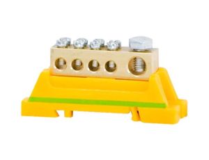 Zacisk ochronny 1x25mm2, 4x10mm2 - żółto/zielony