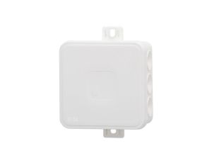 Puszka hermetyczna V6, termoplast 85x85x41 IP54, biała - klik, 12 osłabień