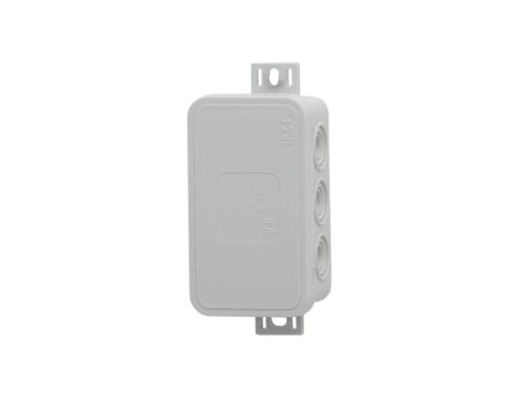 Puszka hermetyczna V8, termoplast 80x45x41 IP54, szara - klik, 8 osłabień
