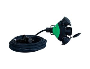 Przedłużacz 3-gniazdowy 3x2,5 OW - 5m z wtyczką i rozgałęźnikiem